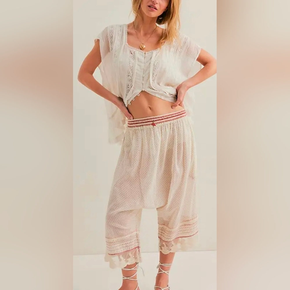 Free People Endless Afternoon Bloomers In Cream - Picture 6 of 9